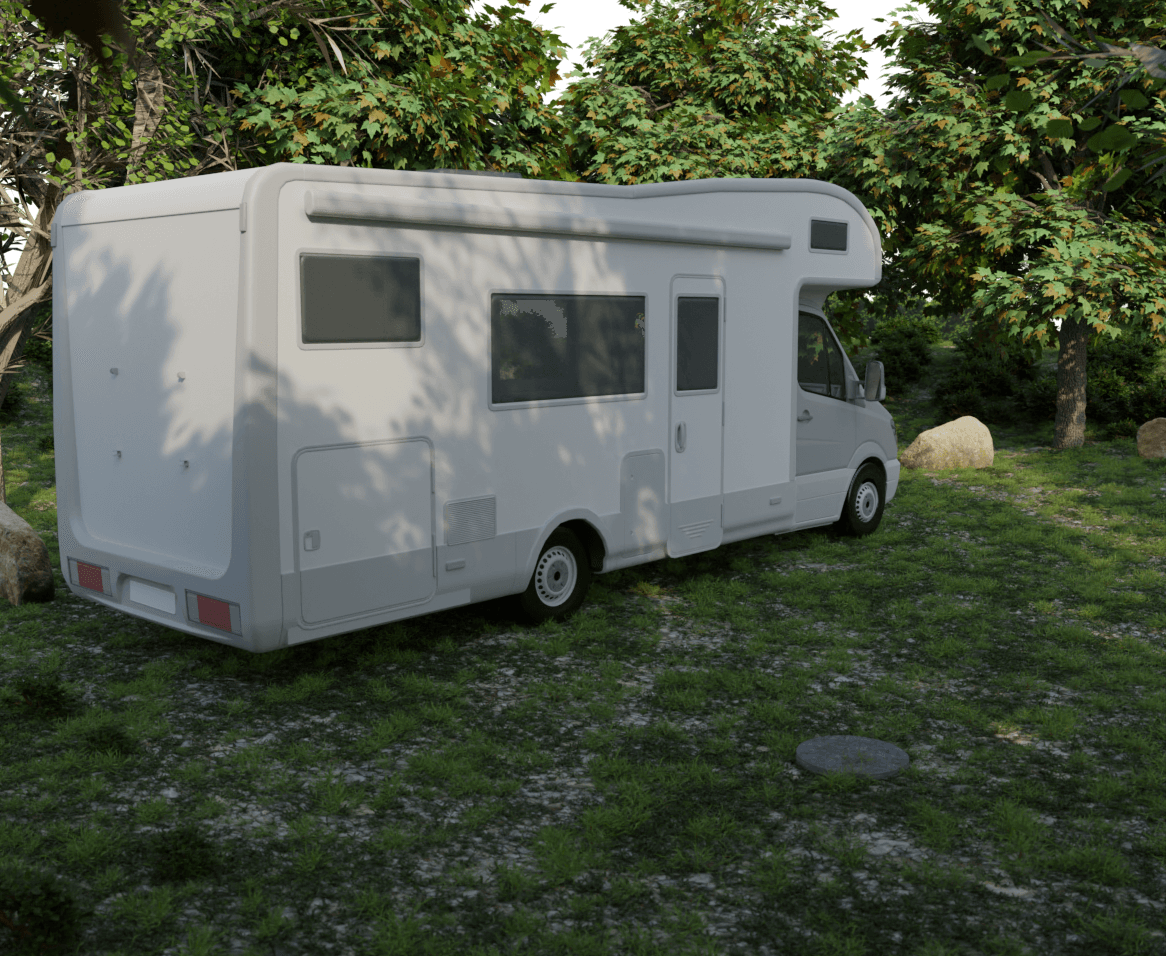 VR sur terrain de camping